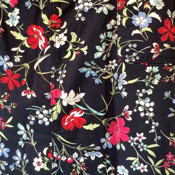 Croft & Barrow The Effortless Stretch Skort Women's Size 12 Above Knee Floral - Picture 2 of 5